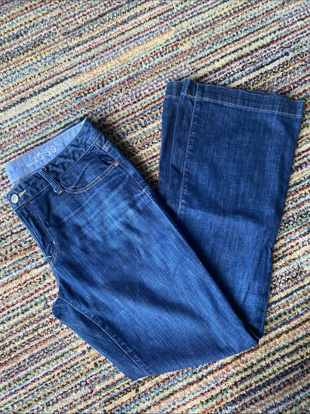 GAP Women’s OG dark denim Long & Lean (2010) jeans in 10R